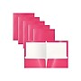 Better Office Glossy 2-Pocket Portfolio Folder, Hot Pink, 25/Pack (80191-25PK)~#|#~C8335C35-DEF3-4CDE-A2AF086F81AFF636_sc7