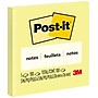 Post-it Notes, 3" x 3", Canary Collection, 100 Sheet/Pad (654 YW)~#|#~C83C0B61-0878-454A-87632A9AD62024A9_sc7