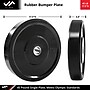 Jfit 45 lb. Rubber Bumper Plate, Black (J-RBP45)~#|#~C83DBB88-0BC7-4F70-92667198E9BF2729_sc7