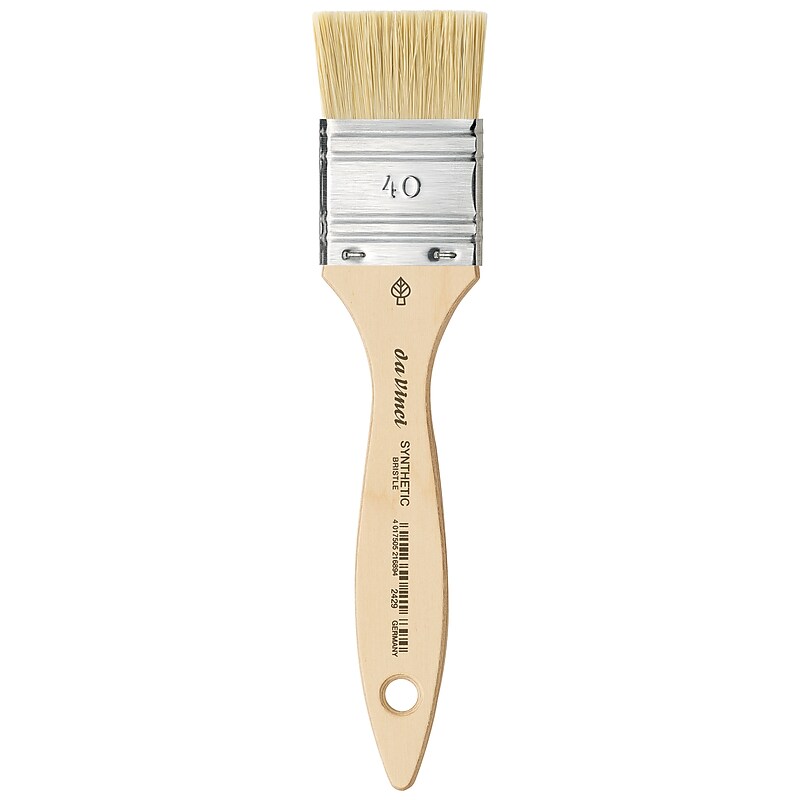 da Vinci SYNTHETIC Acrylic & Oil Natural Hog Bristle Mottler, Flat Brush (DVXVA242940) image 1