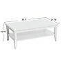 Storied Home Pleasantville Coffee Table, White (EC1086)~#|#~C842326B-CB3A-4009-8B176B01AB49B185_sc7