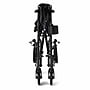Medline Ultralight Transport Wheelchair, Fixed Desk Length, Black (MDS808200F3BK)~#|#~C842CE2B-0B17-45CB-AD4F8924009B092A_sc7