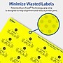 Avery Laser/Inkjet Rectangle Multipurpose Labels, 1.25" x 1.75", Neon Yellow, 320/Pack (94226)~#|#~C843CFB3-946C-4CF7-81240A4DC0F17AA8_sc7