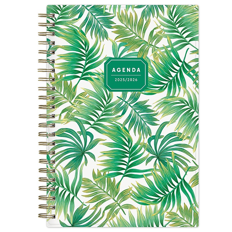2025-2026 Blue Sky Nouria 5" x 8" Academic Year Weekly & Monthly Planner, Plastic Cover, Multicolored (156062) image 1