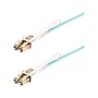 StarTech 3m (9.8ft) LC to LC (UPC) Duplex OM4 Multimode Fiber Optic Cable with Push-Pull Tabs, 50/125, Aqua (450FBLCLC3PP)~#|#~C8465C17-AAE2-4637-9ECF5A4846C60283_sc7