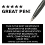 BIC Glide Retractable Ballpoint Pen, Medium Point, 1.0mm, Black Ink, Dozen (14347/VCG11BK)~#|#~C84A8730-45BB-4A30-A83896D20BE3C1ED_sc7