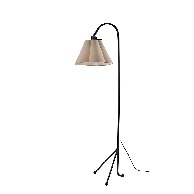 Adesso Kendra 62" Floor Lamp with Empire Shade (9409-01) image 1