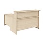 Bush Business Furniture Arrive 60"W L Shaped Reception Desk with Shelf, Natural Elm (ARV003NE)~#|#~C860EF3F-10FF-4A2E-963245EBEB300FEE_sc7