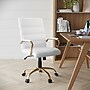 Flash Furniture Whitney Ergonomic LeatherSoft Swivel Executive Chair, White/Gold (GO2286MWHGLD)~#|#~C86270F8-DDBB-46A2-8237A252C60CB334_sc7