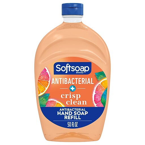 Softsoap Antibacterial Hand Soap Refill with Moisturizers, Crisp Clean
