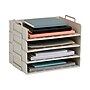 Mind Reader Plastic Side Loading Stackable Letter Tray, Letter Size, Beige, 4 Pieces (DANSTACK4-BEI)~#|#~C86558AA-55F0-4395-8E121A20A0809303_sc7