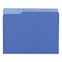 Universal File Folder, Letter Size, Blue, 100/Box (UNV12301)~#|#~C866F354-C0E1-474B-A3B56E0BEB81E49E_sc7