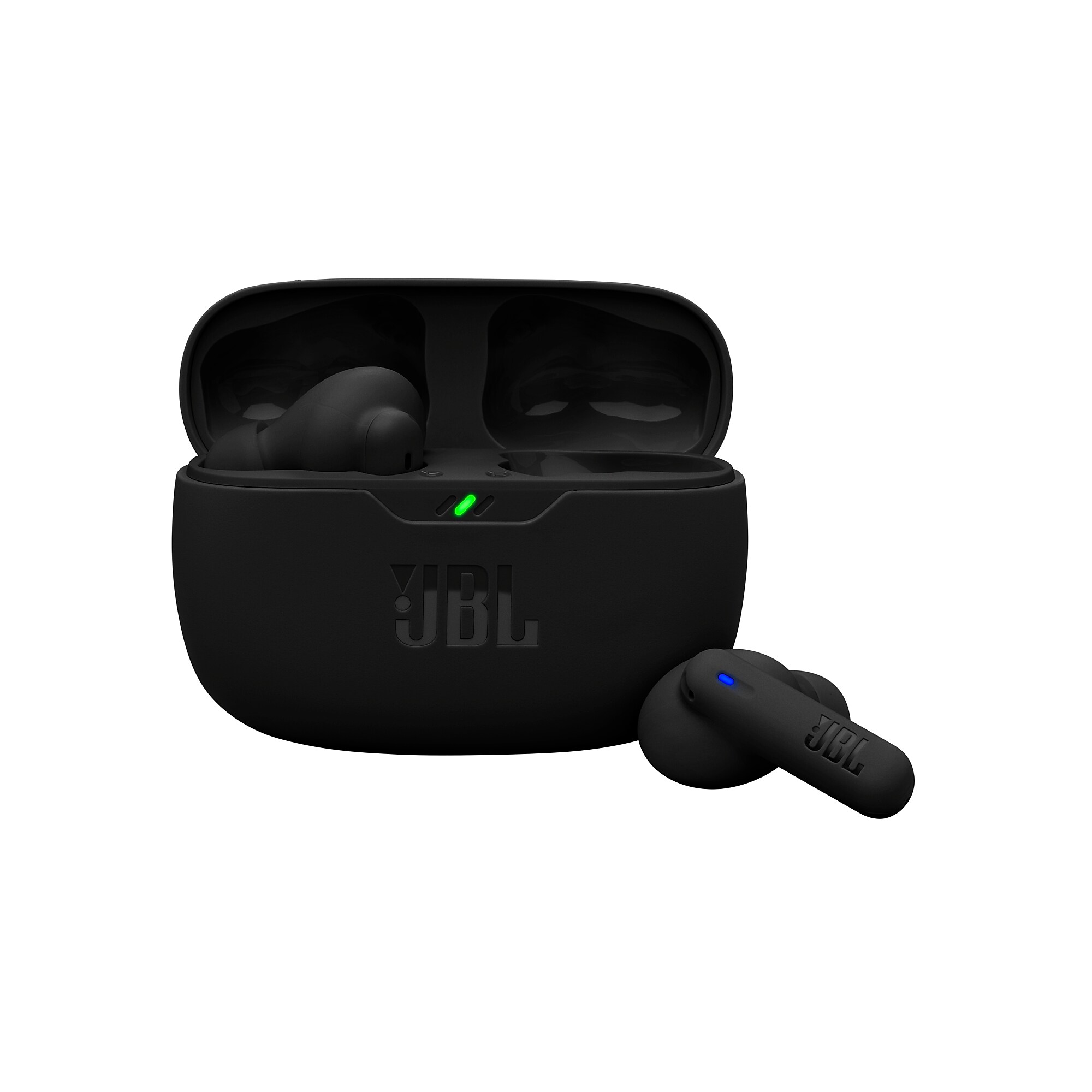 JBL Vibe Beam 2 Wireless Active Noise Canceling Earbuds, Bluetooth, Black (JBLVBEAM2BLKAM) Simolary simolary.com
