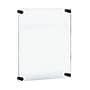 Azar Poster Holder, 18" x 24", Wall Mounted, Black Acrylic (105524-BLK)~#|#~C86962A6-E499-42B7-B212D02D33F809E7_sc7