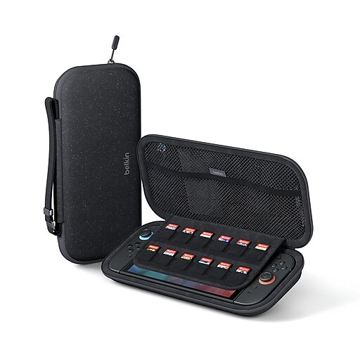 Belkin Gaming Travel Case, Nintendo Switch 2 Compatible, Charcoal
