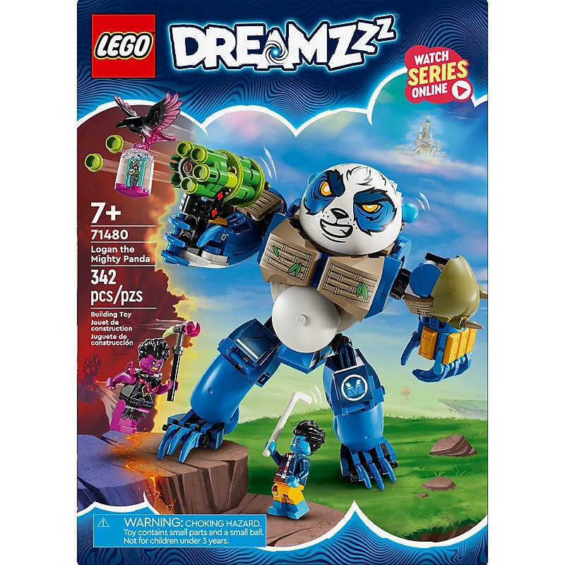 LEGO Dreamzzz Logan the Mighty Panda, 342 Pieces (71480) image 1