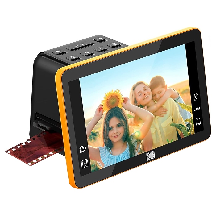 Kodak Slide N Scan Max Digital Film Slide Scanner, Black/Yellow