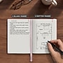 Staples Pro120 Elite™ Hardcover Journal, 5.5" x 8", Narrow Ruled, Dusty Pink, 195 Pages (ST63375)~#|#~C0B2275E-7641-48F4-9730D44A052AB6FC_sc7