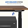 FlexiSpot E7 Commercial 48''W Electric Rectangular Adjustable Standing Desk, Black Walnut/Black (E7BCOM4824-BW)~#|#~C8803EEF-2826-4078-AD8DC76F6EB6DAD9_sc7