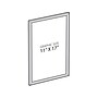 Azar Poster Holder, 11" x 17", Wall Mounted, Silver Plastic (300340-SLV-2PK)~#|#~C8817BFB-40CF-47CF-9EEE69751E6039F3_sc7