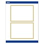 Avery Pre-Printed Gold Beads Design Matte Blank Card, White, 20/Pack (S00-DJJ)~#|#~C8818E15-9CBE-44E7-BA2599A33B6BAFB7_sc7