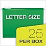 Pendaflex Reinforced Hanging File Folders, 1/5 Tab, Letter Size, Bright Green, 25/Box (PFX 4152 1/5 BGR)~#|#~C881D044-E869-4CD2-91BA8DB6CD77F8E0_sc7