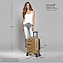 InUSA Prints 22.88" Hardside Suitcase, 4-Wheeled Spinner, TSA Checkpoint Friendly, Cheetah Animal Print (IUAPC00S-CHE)~#|#~C8848180-5D56-4E74-9D67AE24401165AC_sc7