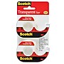 Scotch Transparent Clear Tape With Dispenser, 3.71" x 18.1 yds., Transparent, 2 Rolls/Pack (167DM-2)~#|#~C8864E84-67EF-4333-8E26CBE35126A03B_sc7