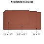 Smead Small Vegan Leather Anti-Slip Desk Pad, 23.6" x 13.7", Brown (SMD64837)~#|#~C88EAD3E-1441-4A46-86C58B072EC2927B_sc7