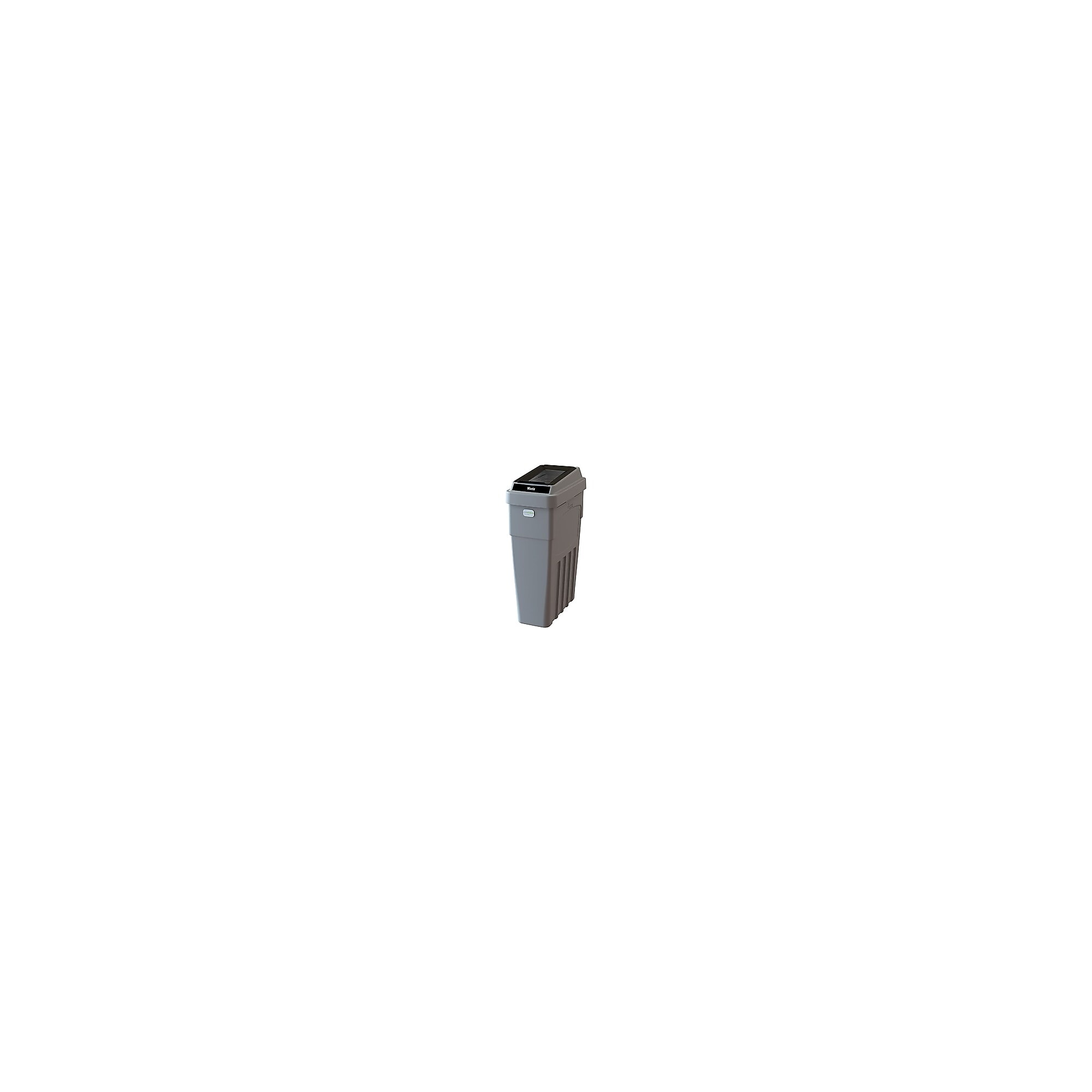 CleanRiver LeanStream Trash Can, 23 Gallon, Gray (LS1-002) Sansujyuku sansujyuku.com