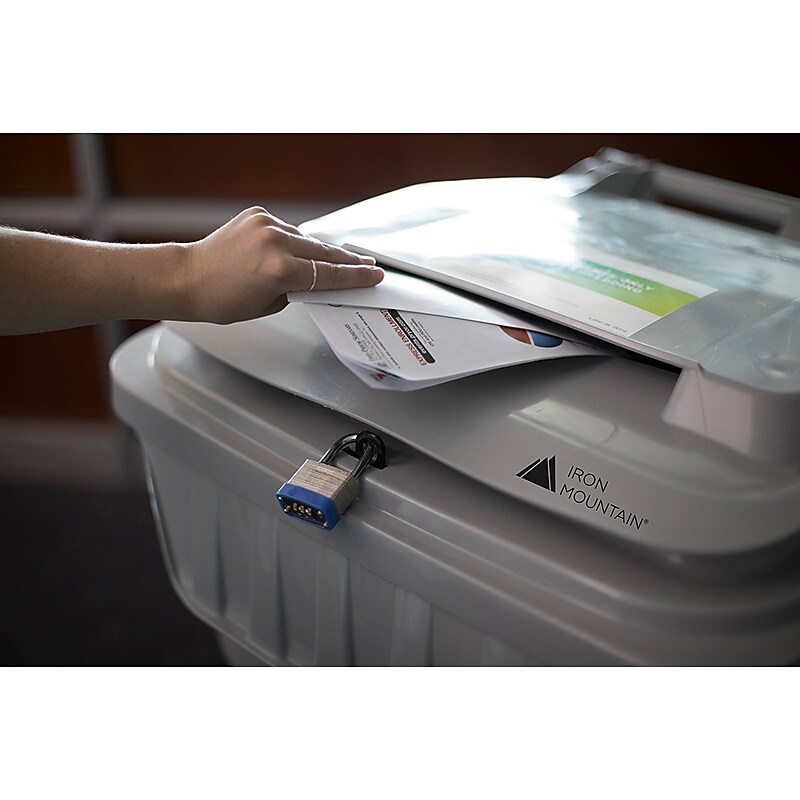 Iron Mountain - One time shred, up to 13 bins image 1