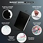 Clever Fox Budget 2.0 Record Book, 5.35" x 7.64", Black (B081FBRYCK)~#|#~C89D1674-6ADF-4F0D-B1D6D07828CEF66C_sc7