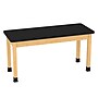 Diversified Woodcrafts Rectangular Science Table, 60" x 24", Black/Oak (P760LBBK30N)~#|#~m000975445_sc7