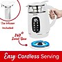 Brentwood Glass Cordless Digital Electric Kettle with Tea Infuser, 7-Cups, White (KT-2018W)~#|#~C8A0D0E9-C743-4DAD-B56B25D19FCFFA73_sc7