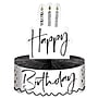 Creative Converting Golden Wishes Birthday Decor Kit, Black/Gold, 6/Pack (DTC9506E1A)~#|#~C8A350FF-D6FE-4189-84235206E248B574_sc7