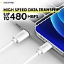 Overtime Overtime USBC Certified Charging Cables USB-C to USB-C Charging Cable, 10 ft., White, 3/Pack (MFIWHITE10FTX2)~#|#~C8A4066E-B3FA-4912-B7C78B2C7FF176AF_sc7