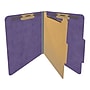 Medical Arts Press Pressboard Classification Folder, 1 Divider, 2" Expansion, Letter Size, Purple, 10/Box (DV-T42-14-3PRP)~#|#~C8A645C6-DDAB-4019-B793817EE2D92C70_sc7