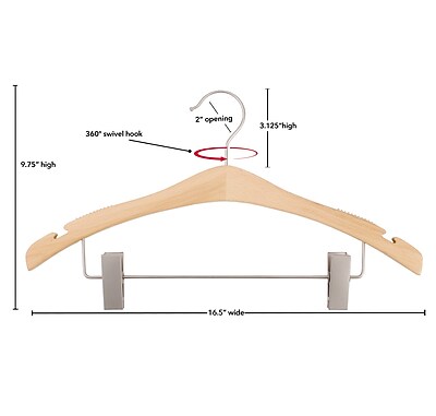 Nahanco Wood Signature Suit Hanger - Thumbnail 2