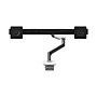 Humanscale M8.1 Adjustable Dual Monitor Arm, Up to 28" Monitors, Polished Aluminum (M82CBW)~#|#~C8ACAEE8-CFBE-42E5-86A22D54D8FC0AC1_sc7