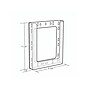 Azar Brochure Holder, 9.125" x 11.25", Vertical, Wall Mounted, Clear, Plastic, 10/Pack (252430)~#|#~C8B5DF00-9123-4EAB-A8533DCA5DC47F1F_sc7