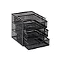 Mind Reader 3-Drawer Desktop Storage Organizer, Black (MINMESH3-BLK)~#|#~C8B6F747-3C47-4164-A224CB686BB95FE1_sc7