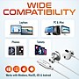 Delton 15EC Wired Earbuds & 2-in-1 USB-C Splitter Adapter Bundle, White (DWH15ECWHKT1)~#|#~C8B9802A-AAAB-402D-9457EB5CA6E573EC_sc7