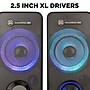 GOgroove SonaVERSE UB3 LED Computer Speaker System, Black (GGSVUB3100BOWS)~#|#~C8BEE3B2-BA84-4C95-AC9AA6DEB158845A_sc7