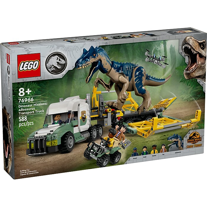 LEGO Jurassic World Dinosaur Missions: Allosaurus Transport Truck