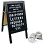 Excello Global Products Sidewalk A-Frame 20" x 27" Poster Holder, Black (EGP-HD-0084-BLK)~#|#~C8C69B8F-1D35-4C93-802D31D3AAF31D18_sc7