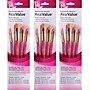 Princeton RealValue Mixed Media Synthetic Taklon Variety Brush Set, Pink, 4/Set, 3 Sets/Bundle (PBXPR9181-3)~#|#~C8D2292D-F08B-4824-BF454F7DAE90E869_sc7