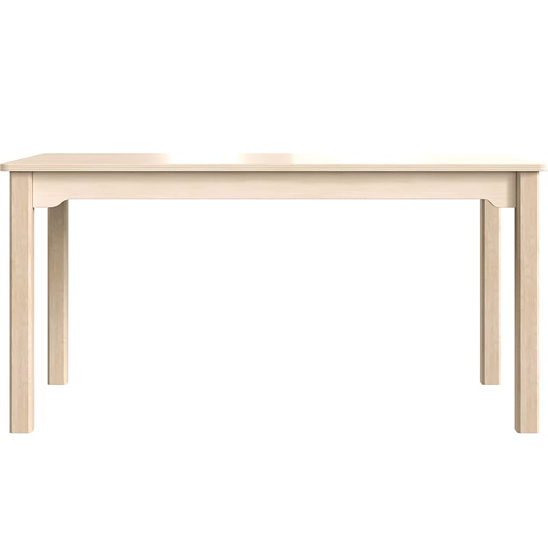 Flash Furniture Bright Beginnings Hercules Rectangular Table, 47.25" x 23.5", Beech (MK-ME088012-GG) image 1