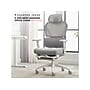 Sharper Image S-850 Heated Ergonomic Mesh Swivel Executive Massage Chair, Light Gray/White (60106-LGRYWHT)~#|#~C8D7BD62-1EFC-4EC2-B6ACA9ED2E82EA47_sc7
