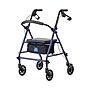 Medline Basic Knockdown Folding Rollator, Adult, Blue (RLKD-150S-6B)~#|#~C8DC7647-ABBA-4A2B-A5494E70D813C681_sc7