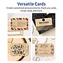 Avery Integrated Cards, 3.5" x 5", Matte Kraft Brown, 100/Pack (95340)~#|#~C8DE2ADD-C2C3-4558-9156F23A1F3740BC_sc7